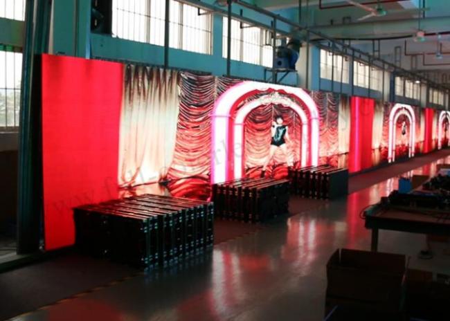 Epistar Rental Led Display Screen Backlit TP10 1R1G1B With 640x640mm Cabinet