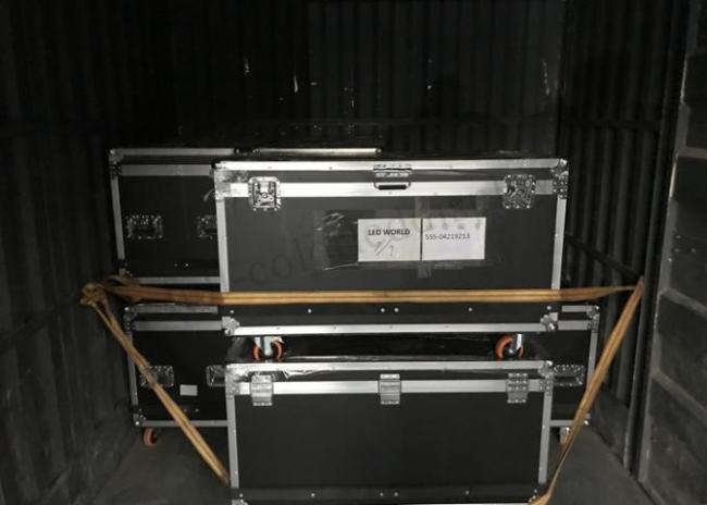 Epistar Rental Led Display Screen Backlit TP10 1R1G1B With 640x640mm Cabinet