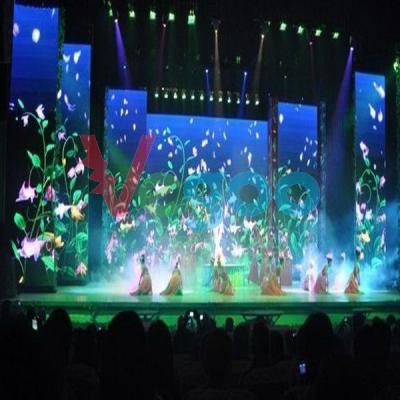 China Super Light  Stage LED Screens 3.91mm Video Wall Led Display Noiseless for sale
