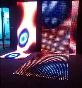 China Ultra Light High Brightness Flexible Led Video Wall P4 Indoor Led Display 1/16 Scan for sale