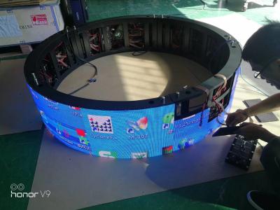 China Irregular Surface Resolution P3 111111p/M2 Flexible Led Module for sale