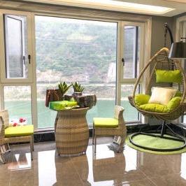 Китай Свернутый ратанный столовый набор на балконе на балконе продается