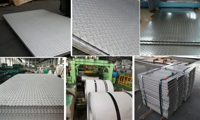 Stainless Steel Sheet with Ba 2b Stainless Steel Embossed Plate SUS304 Stainless Steel Checkered Plate