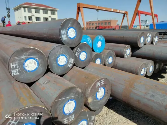 Ck45 42CrMo 40cr 20# 45# Q355b Forged Steel Rod Hot Rolled Iron Carbon Steel Round Bar