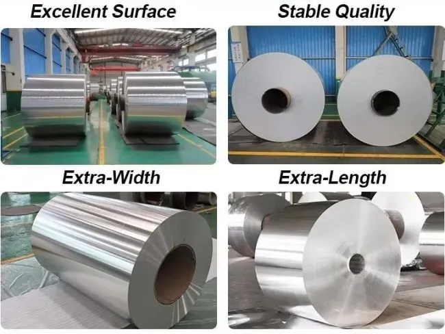Wholesale Aluminum Plate Roll 1050 1060 1100 3003 3004 3105 5052 Blue PVC/PE Film Coated Aluminum Sheet Coil Price Per Kg