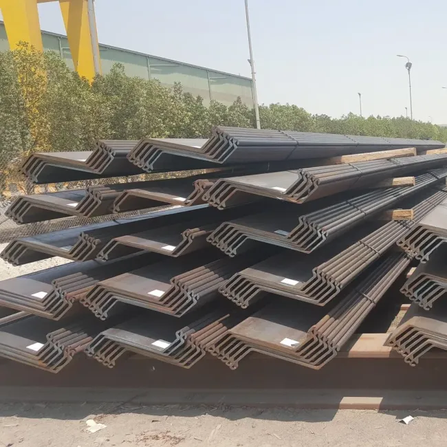 High-Quality Hot/Cold Rolled Steel Sheet Piles with Type 2/3, Q235-S355, 400× 100× 10.5mm