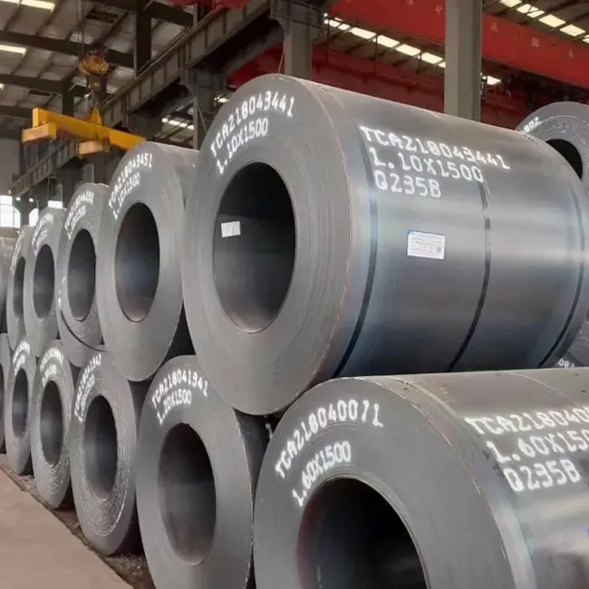 Low Carbon Steel Coil Made in China ASTM A36 A283 A387 Q235 Q345 S235jr HRC Hot Rolled Steel Coil Q235B Q195 0.1mm 0.2mm