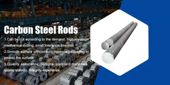 Wholesale Carbon Steel Round Metal Rod Round Bar for Construction