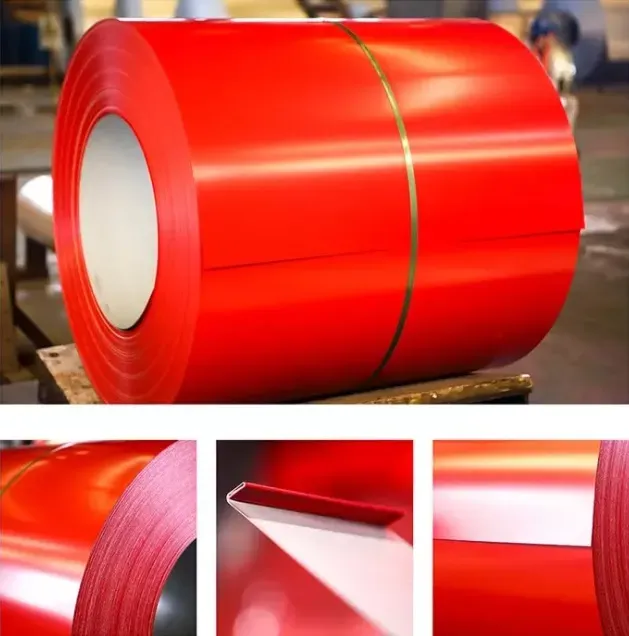 Stock Roofing Material JIS G3302 Color Coated Steel Coil PPGI