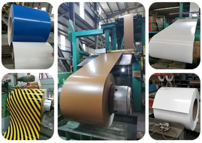 Stock Roofing Material JIS G3302 Color Coated Steel Coil PPGI