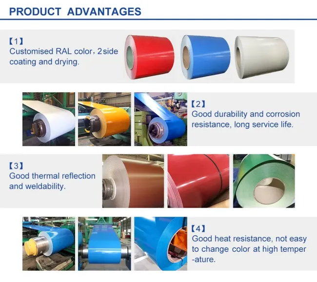 Gi Gl PPGL Zinc Double Coated Color Painted Metal Roll Paint Galvanized Zinc Coating 0.6mm PPGI