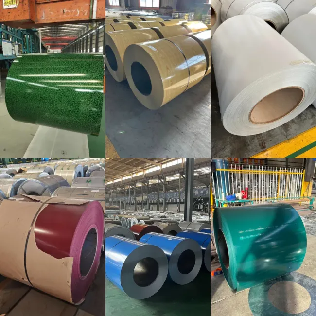 PVDF PE HDP Aluzinc Gl Dx51d Gi Hot DIP PPGL Double Coated&Double Drying PPGI Top Quality Width 20mm-1250mmppgi