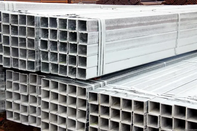 100X100X3mm High Zinc Coating Galvanized Steel Round Tube Square Tube Perforated Material Gi Pipe