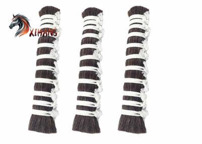 China Strong Tensile Black Natural Horse Hair Horse Tail Hair Extensions for sale