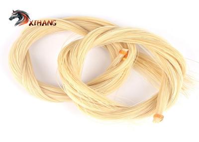 China Cabello de caballo de arco fuerte Cuerdas de violín hechas de cabello de caballo de color natural en venta