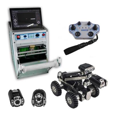 China Sistema de inspección óptico automático del equipo de la inspección del tubo del CCTV de la cacerola y del endoscopio de la inclinación en venta
