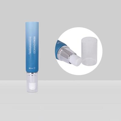 Chine Emballage cosmétique privé d'air crème D25mm 20-60ml de tube de pompe de main d'écran de Sun de lotion à vendre