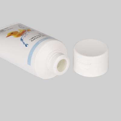 China 70-180ml Face Wash Packaging Tube Custom Plastic Cosmetic With Flip Cap for sale