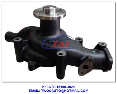 China K13cts Car Power Steering Pump 16100-3820 , Truck / Trailer / Car Cooling Water Pump Type 16100-3820 For Hino K13cts for sale