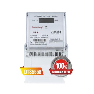 China Gomelong DTS5558 3*230V/400V Kwh Meter Three Phase Three wire Electric KWh meter pcire for sale