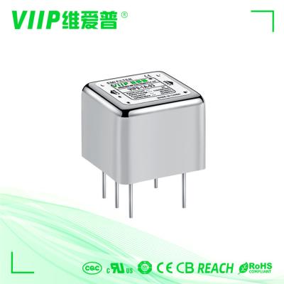 China 1A PCB Socket Electromagnetic Interference Filter TUV ROHS REACH for sale