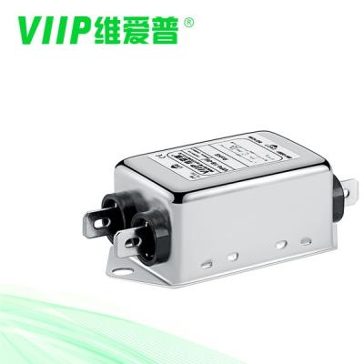 China Metal Case AC Line RFI Filter , 1760VDC Single Phase EMI Filter for sale