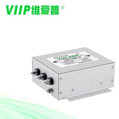 China Temperature Range 25℃ - 85℃ 3-Phase EMI Filter, Maximum Leakage Current 115VAC/60HZ 1.4mA Max. 250VAC/60HZ 2.5mA Max, Me for sale