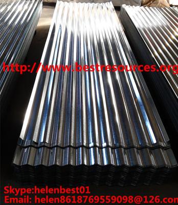 China 0.17mm*900mm*3000mm roof plate GI corrugated steel sheet for sale