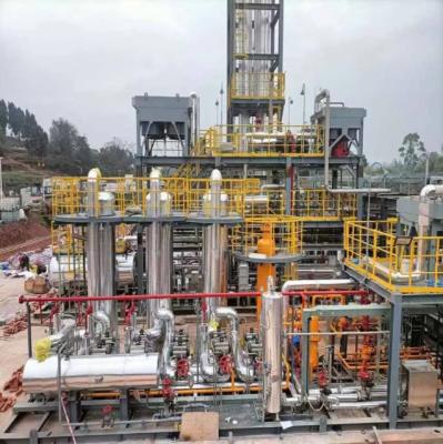 Chine La mini usine de GNL de gaz naturel ensabotent processus de fabrication monté de GNL avec la surface couverte à vendre