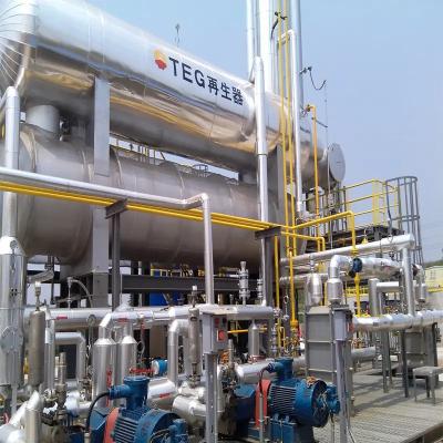 China Unidad de la deshidratación del glicol del trietileno del equipo de la deshidratación del gas natural de 3 MMSCD en venta