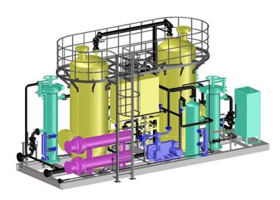 China Unidad de la deshidratación del gas del tamiz molecular de la estructura del marco para purificar en venta