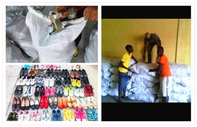 Chine Les vieilles chaussures en vrac vendent les chaussures utilisées pour l'Afrique, les chaussures utilisées et l'habillement en gros à vendre