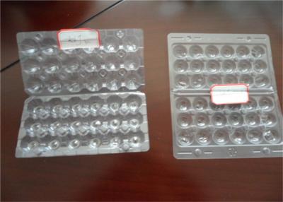China Hard Plastic Quail Egg Trays , Polystyrene Egg Carton Packaging For Refrigerator Egg Storage for sale