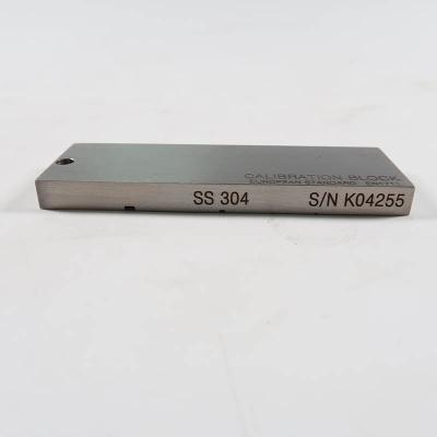 China 304 Stainless Steel Eddy Current Calibration Test Blocks For Eddy Current Meter for sale