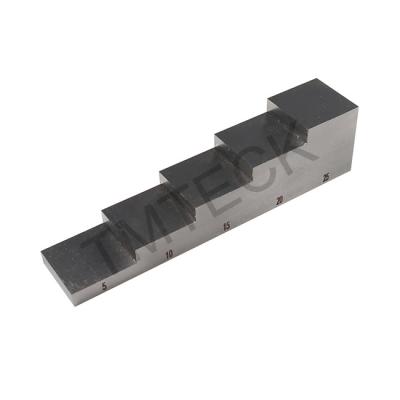China 5mm Ss316 5 Step Calibration Block For Thickness Gauge for sale