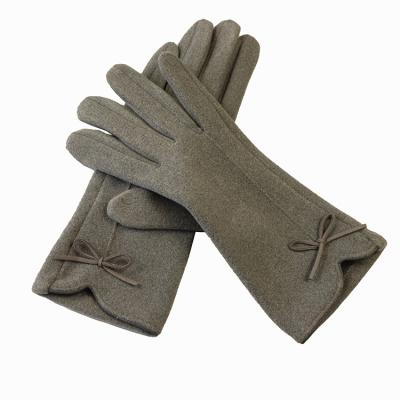 China Girls Odm Winter Warm Gloves Mittens Touchscreen Ladies Thermal For Driving Cycling for sale