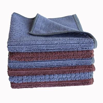 China Azules marinos de la toalla de limpieza del coche de los paños del polvo de la microfibra del super suave 16 pulgadas en venta