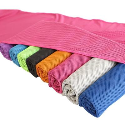 China Fitness Ice Cooling 30x100cm Microfiber Gym Towels Custom Logo for sale