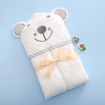 China As toalhas de banho infantis da fibra de bambu altamente absorvente cobrem o poncho para crianças à venda