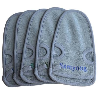 China Turkish Exfoliating Bath Gloves 100% Natural Rayon For Shower for sale