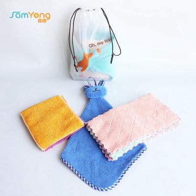 China Fast Drying Blue Hand Hanging Kitchen Towels No Bad Odors for sale