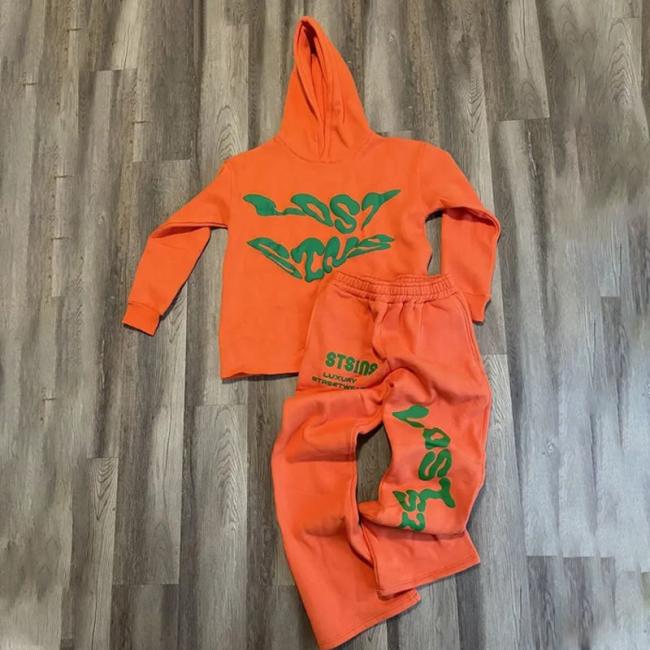 High Quality Mens 2 PCS Set Tracksuit Custom Logo Joggers Tracksuits Sport Training Wear Track Suit