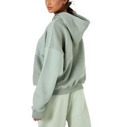 Fashion Wholesale High Quality Casual Ladies Long Sleeve Oversize Hoodies Custom Logo Color Block Sweatshirt Women Hoodie