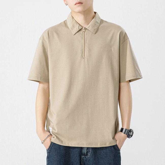Custom Logo T Shirt Plus Size Printing Men′s Polo Shirt