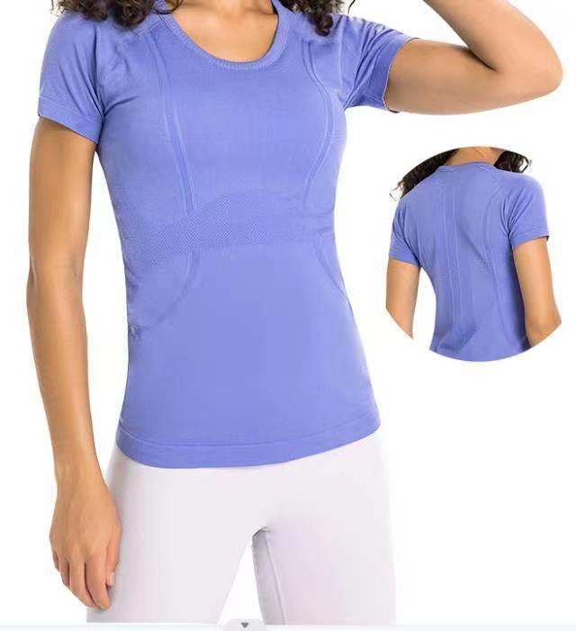 Women Slim Fit Short Sleeve Sports T Shirts Workout Yoga Tops Comfortable Active Wear Training Gym T Shir