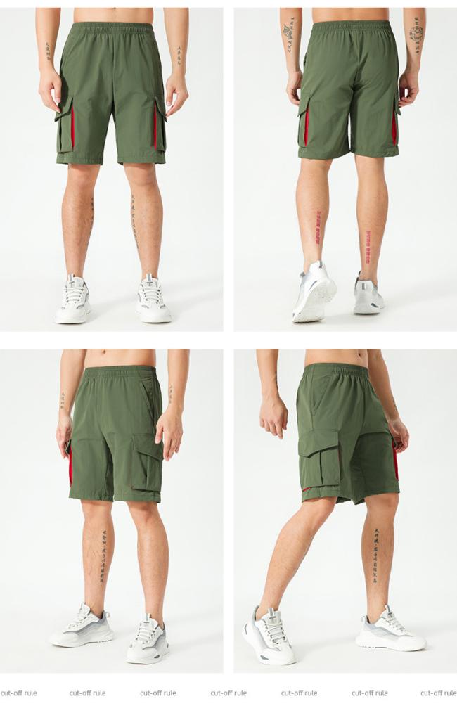 Europe and The United States Summer Men′s Sports Shorts Loose Cargo Fitness Quick Drying Pants Casual Breathable Outdoor Fifth Pants