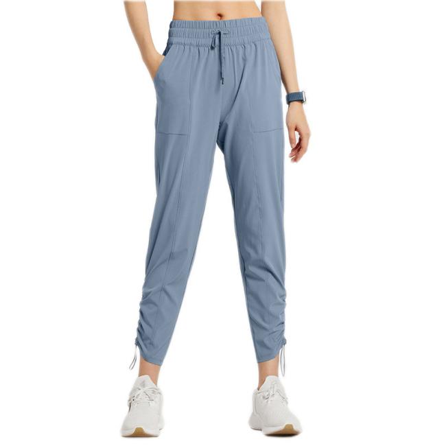 Girdle Leg Sports Pants Women Loose Casual Running Straight Cylinder Fast Drying Outdoor Fitness Yoga Clothing