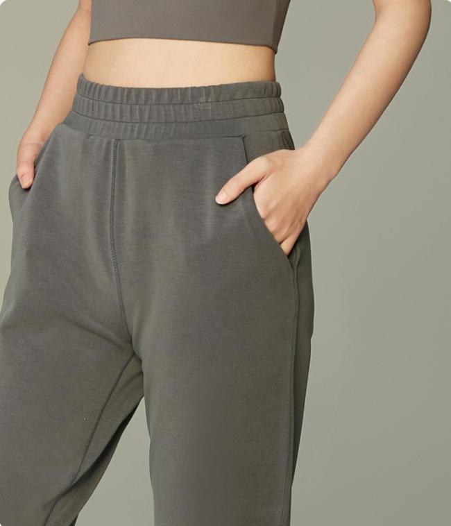 2023 Summer New Yoga Clothing Women′s High Waist Loose Yoga Pants Wide Leg Casual Straight Leg Skinny Sports Fitness Pants