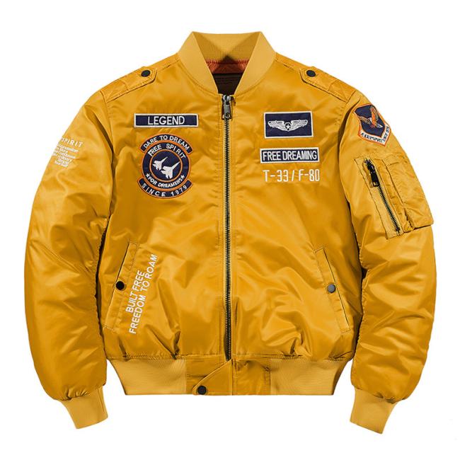Customize Varsity Jacket Vintage Puffer Jacket Sports Bomber Jacket Men