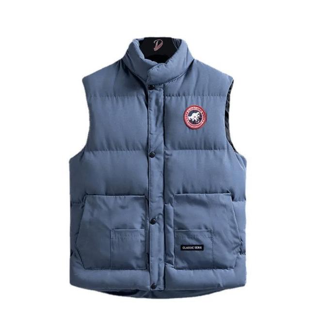 Down Cotton Stand Collar Canada Plus Men′s Goose Down Coat Down Vest Outdoor Men